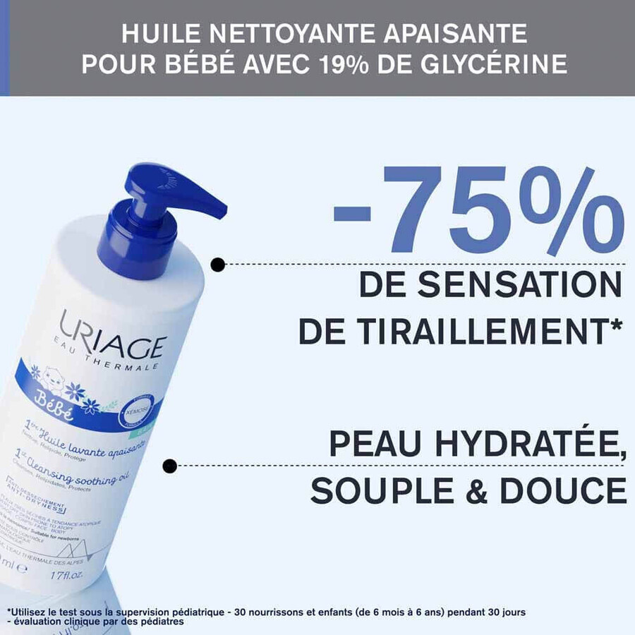 Uriage Baby Aceite Limpiador Calmante 500ml