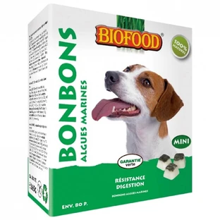 Biofood Bonbon Resistance Digestion Mini Algues Marines Chien 80 Pieces