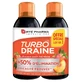 Forté Pharma TurboDraine Draineur Minceur et Elimination Goût Thé-Pêche 2x500ml