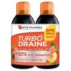 Forté Pharma TurboDraine Té Verde - Melocotón 2x500ml Forté Pharma TurboDraine Té Verde - Melocotón 2x500ml