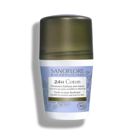 Sanoflore Deodorants 24 hour organic cotton deodorant 50ml