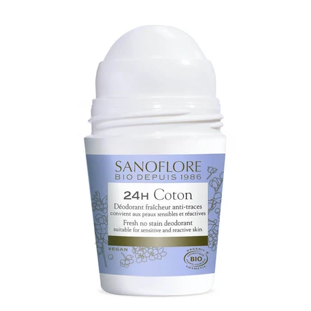 Sanoflore Deodorants 24 hour organic cotton deodorant 50ml