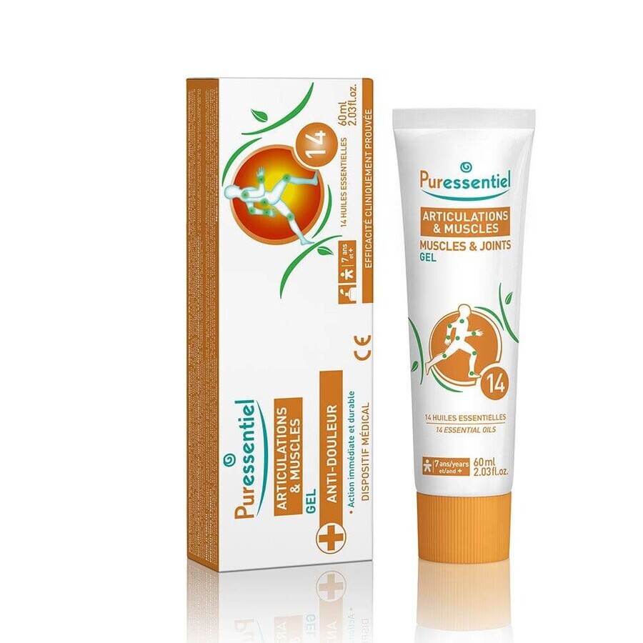 Puressentiel Gel für Gelenk- und Muskelmassage 60 ml
