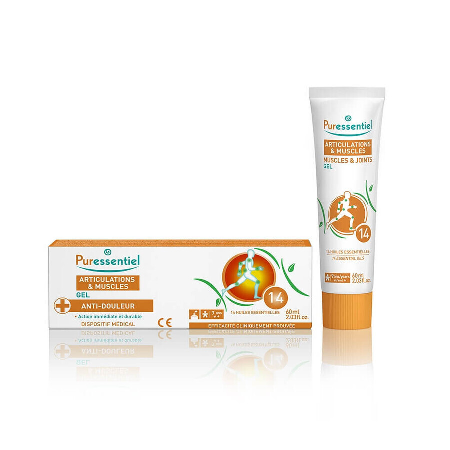 Puressentiel Gel für Gelenk- und Muskelmassage 60 ml