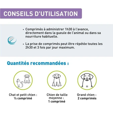 Vetoform Chien et Chat Comprimés anti-stress à base de plantes 20 comprimés