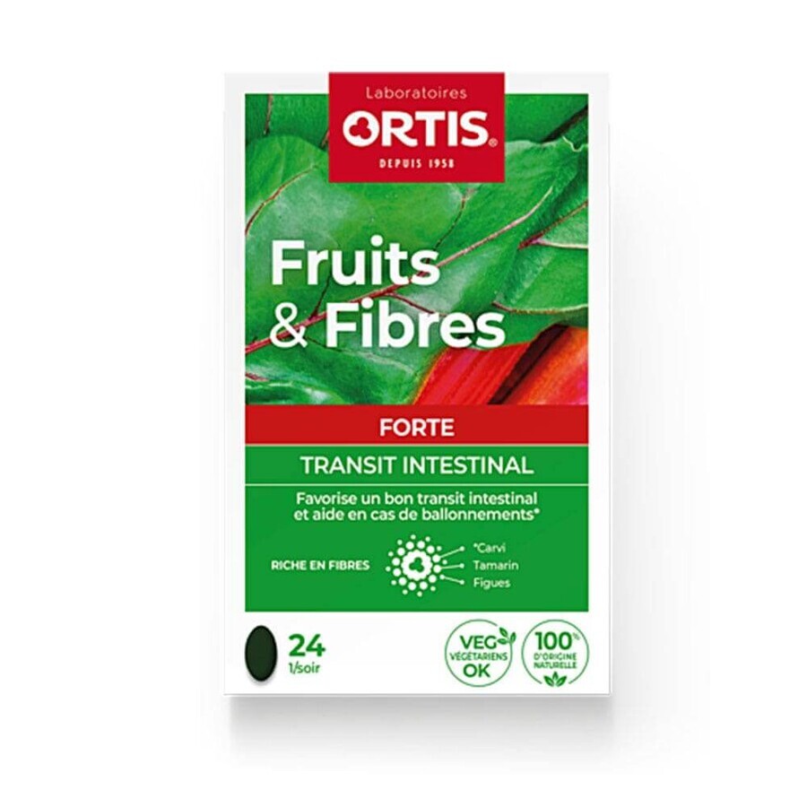 Buy Ortis Fruit and fiber strengthen intestinal transit 24 tablets Ortis Fruit and fiber strengthen intestinal transit 24 tablets