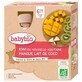 Babybio Compote kiwi, mango and coconut milk organic from 6 months 4x90g