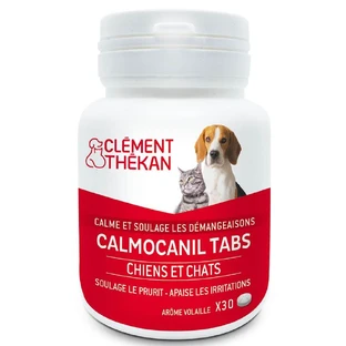 Clement-Thekan Calmocanil Calme et Soulage les Démangeaisons Chiens Chats 30 comprimés