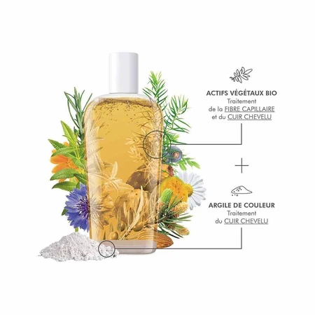 Dermaclay Organic Treatment Shampoo Gevoelige Hoofdhuid Roze Klei 250ml