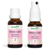 Herbalgem Gem therapy complexes Fem50+ gem Bio menopause oral solution 30ml + spray