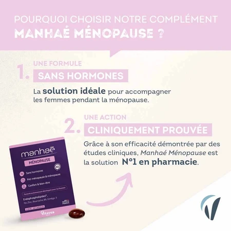 Manhaé Premenopause and menopause without hormones 60 capsules