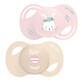 Luc Et Lea Anatomical Soothers Extra From 0 to 6 months x2