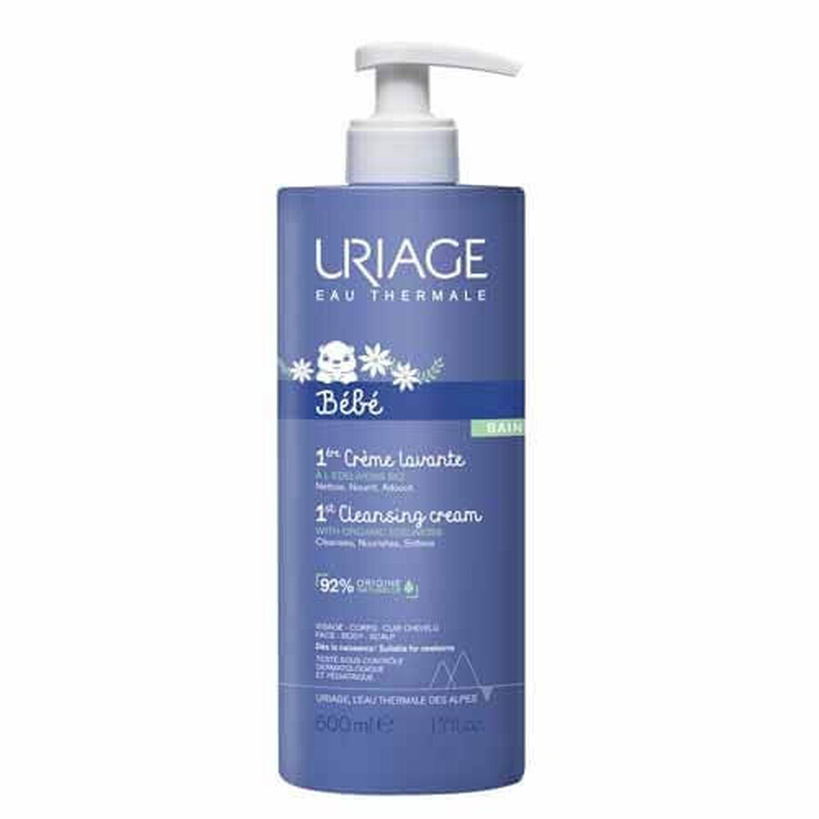 Uriage Bébé Cleansing Cream Gesicht, Körper und Kopfhaut - Bebe 500ml