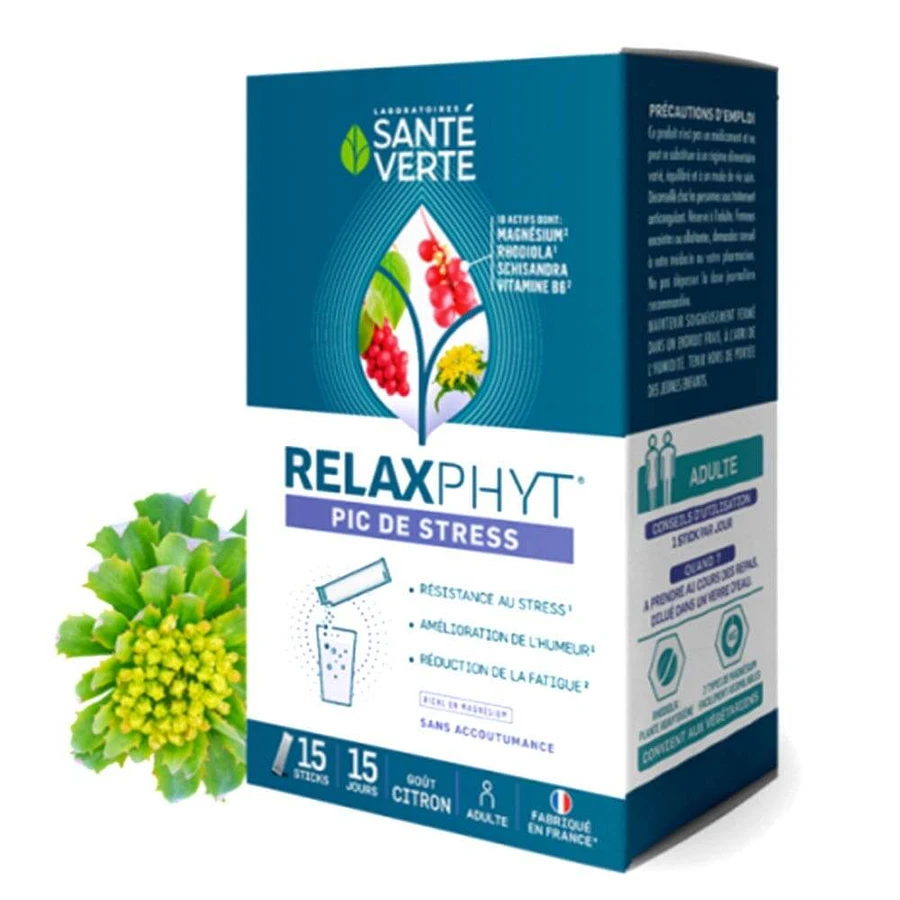 Sante Verte Relaxphyt stress piek 15 sticks