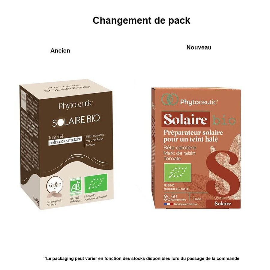 Phytoceutic Solaire BIO Teint Hâlé 60 comprimés