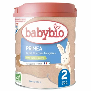 Babybio Primea 2 Leche en polvo ecológica 6 meses 800g