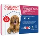 Clement-Thekan Fiprokil FIprokil Duo Floh- und Zeckenschutz für Hunde 20-40kg 4 Pipetten Chien 10-20kg 2.68ml x4 Pipetten