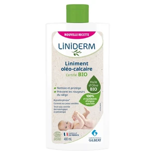 Liniderm Liniment Oleo-calcaire Soin pour le change Certifé Bio 480ml
