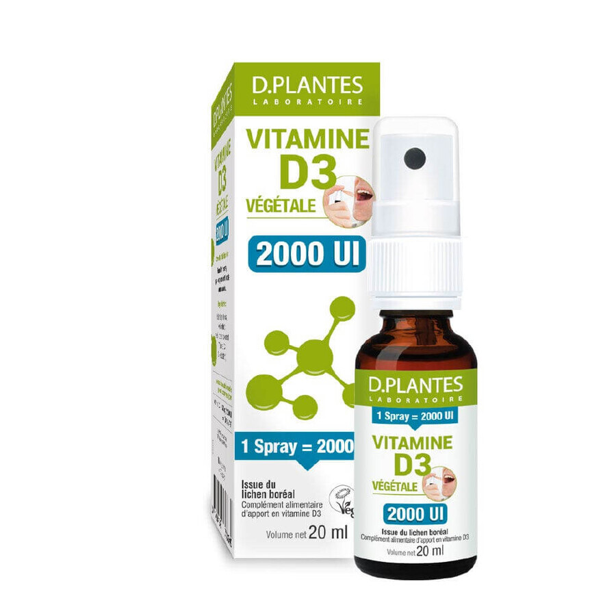 D. Plantes Vitaminen D3 2000 IE Spray 20ml