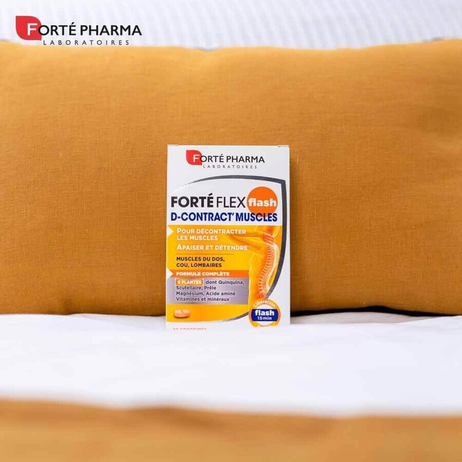 Forté Pharma Forté Flex D-Contract alivio muscular inmediato 20 comprimidos