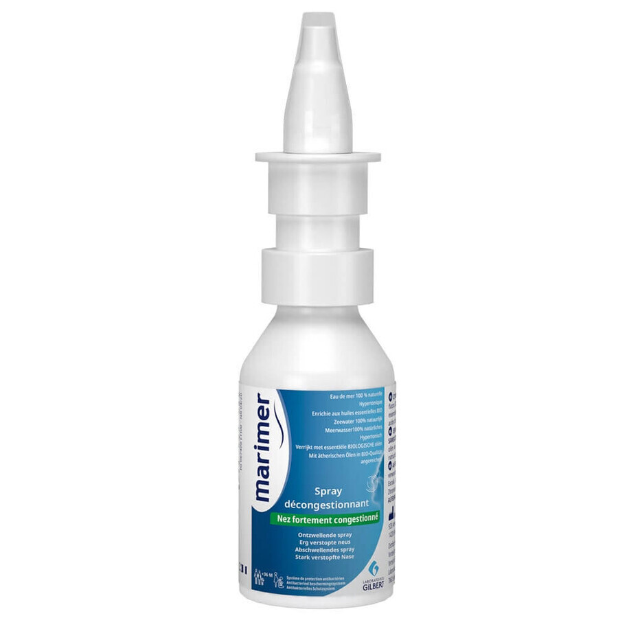 Marimer Spray Nasal Essential Oils Decongestant 20ml