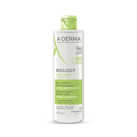 A-Derma Biology Agua micelar limpiadora BIO 400 ml