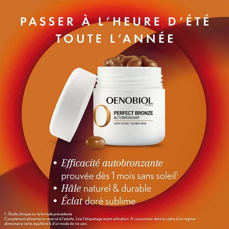 Oenobiol Perfect Bronze Autobronceador 30 cápsulas