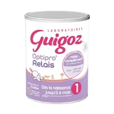 Guigoz Optipro Relais Evolia Relais Palm Oil-Free Milk Powder 0 to 6 Months Dès La Naissance Jusqu'à 6 Mois 800g