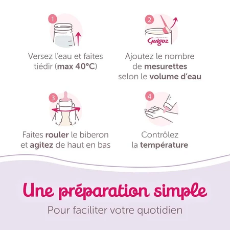 Guigoz Optipro Relais Lait En Poudre 1 Dès La Naissance Jusqu'à 6 Mois 800g