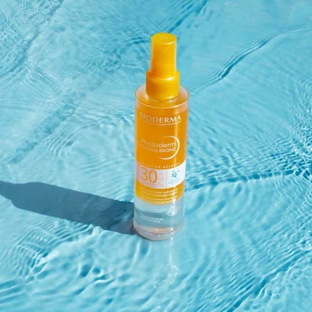 Bioderma Photoderm Eau Solaire Bronz SPF30 Peaux Sensibles 200ml