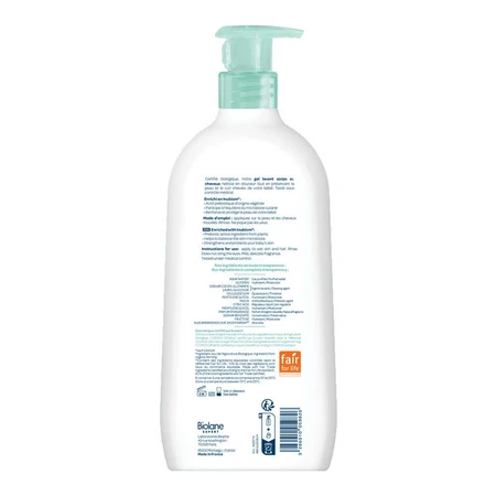 Biolane Expert Gel Lavant Corps et Cheveux Bio 500ml