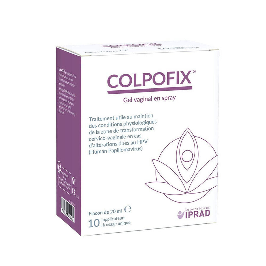 Boutique Colpofix Gel Vaginal en spray Flacon de 20ml + 10 applicateurs Colpofix Gel Vaginal en spray Flacon de 20ml + 10 applicateurs