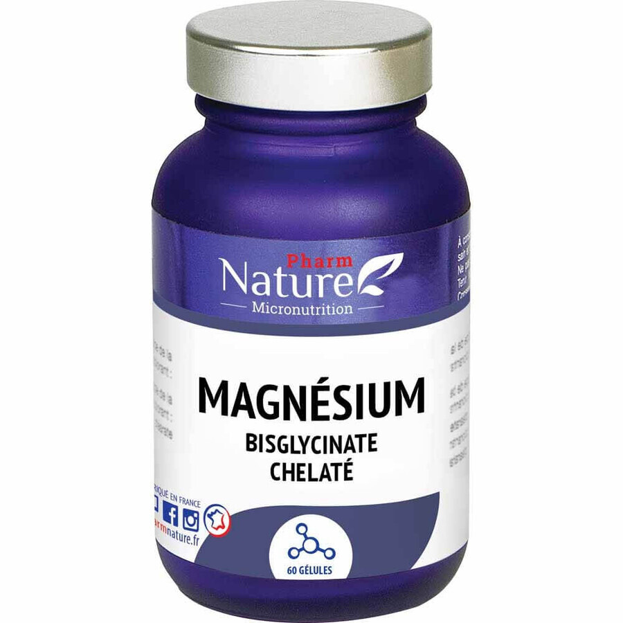 Buy Pharm Nature Micronutrition Magnesium bisglycinate chelate 60 capsules Pharm Nature Micronutrition Magnesium bisglycinate chelate 60 capsules