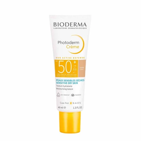 Bioderma Photoderm Licht Getinte Crème SPF50+ Droge Gevoelige Huid 40ml