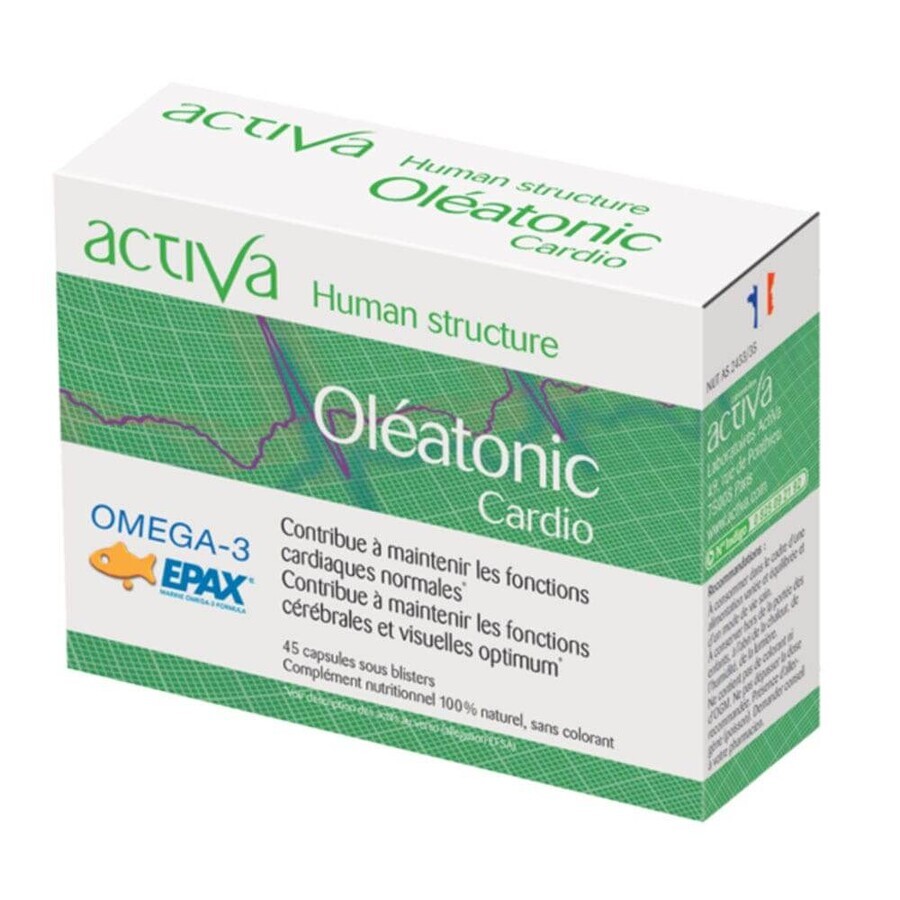 Activa Human Structure Oleatonic Cardio 45 Capsules