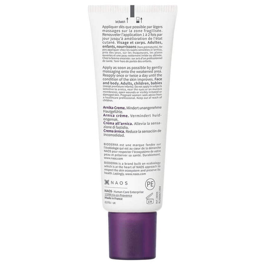 Bioderma Cicabio Crema Calmante Reparadora Árnica+ 40ml