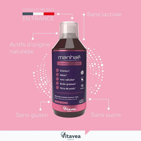 Manhaé Draineur Expert, 500 ml, Vitavea