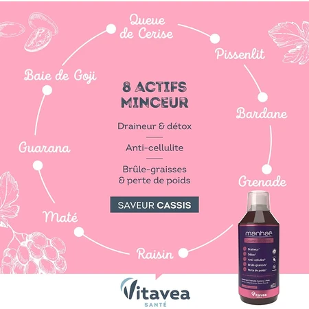 Manhaé Draineur Expert, 500 ml, Vitavea