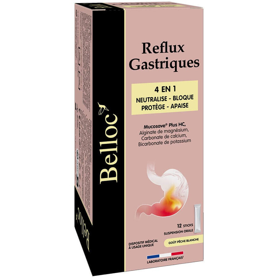 Belloc Reflux Gastriques 12 Sticks x15ml
