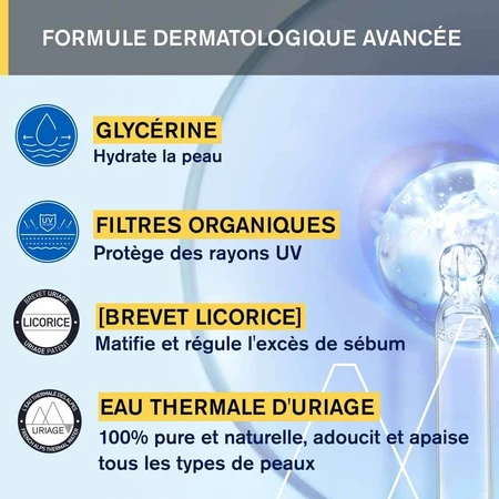 Uriage Bariésun Brillance SPF50+ Fluido Matificante Textura Ligera 50ml