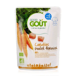 Plato Completo Puré Ecológico Gota Buena 6 Meses 190g