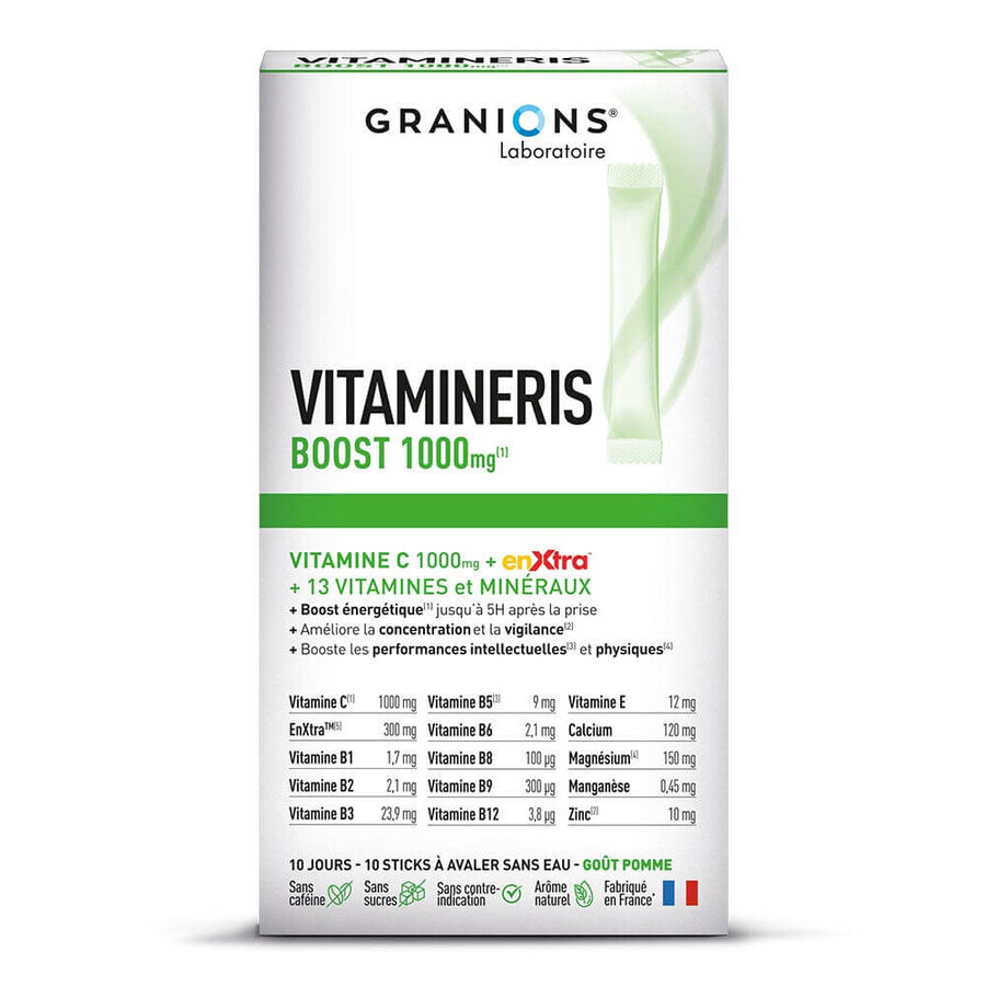Granions Vitamineris Boost 1000mg 30 Tablets