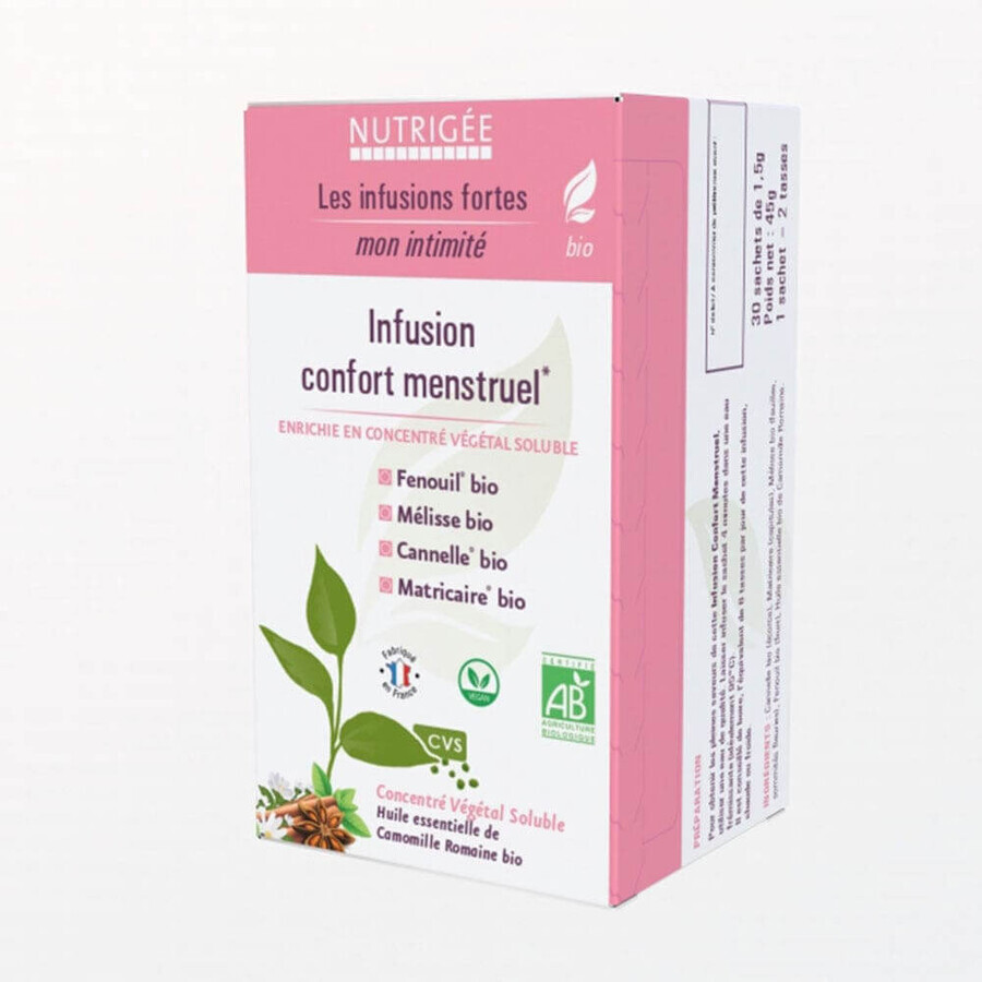 Nutrigée Infuso per il comfort mestruale 30 Bustine