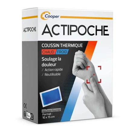 Actipoche almohada térmica frío-calor 10x15cm