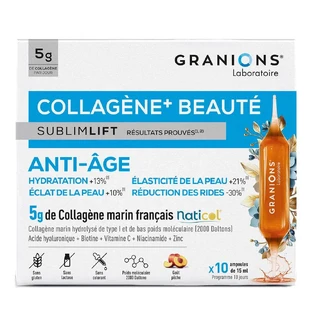 Granions SublimLift Collagène+ Beauté Anti-âge 10 ampoules de 15ml