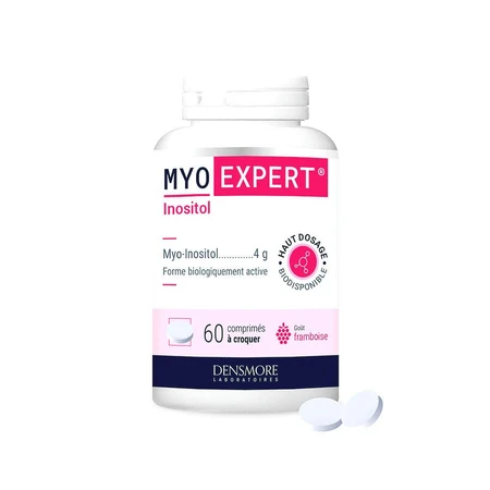 Densmore Ginecología Inositol Myo Expert sabor Frambuesa 60 comprimidos masticables