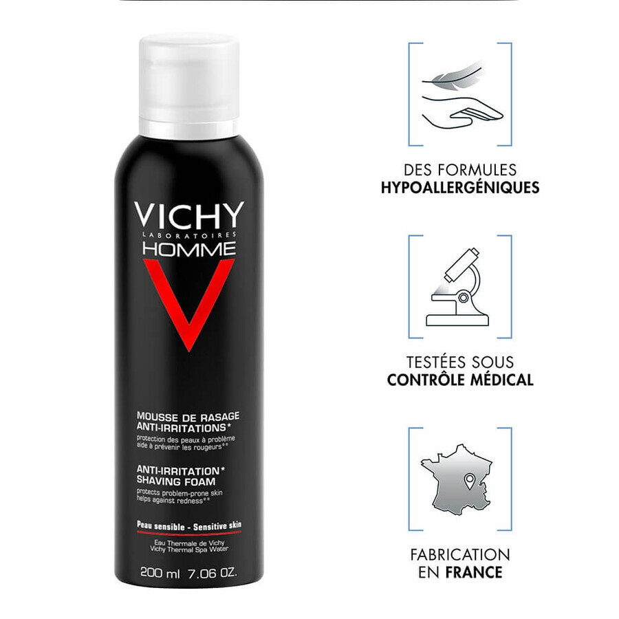 Vichy Rasierschaum für Männer Anti-Irritation Empfindliche Haut 200ml Vichy Rasierschaum für Männer Anti-Irritation Empfindliche Haut 200ml