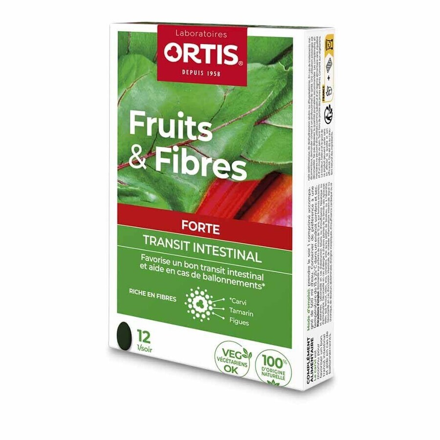 Ortis Fruit and Fibre Forte 12 tablete
