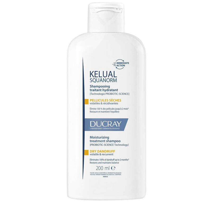Ducray Squanorm Moisturizing treatment shampoo for dry dandruff 200 ml
