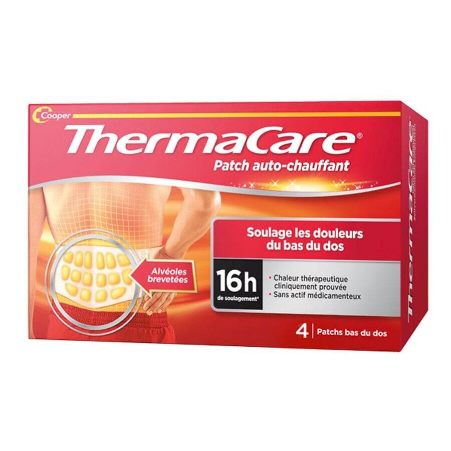 Thermacare Rear Self-Heating Patch x4